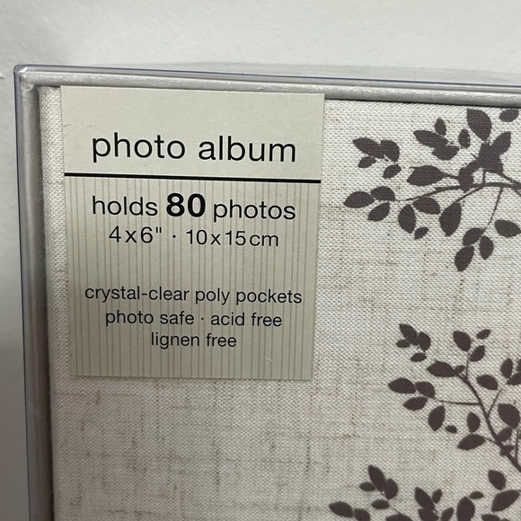 Prinz Cream Brown Fabric Cover Family Photo Album, NIB - Picture 5 of 5